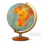 Preview: Illuminated globe with mouth-blown glass sphere